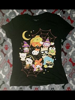 Sanrio Halloween Character Tee - Black